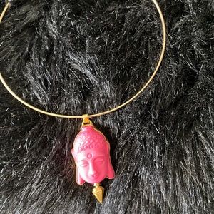 Most unique pink, gold Buddha, head from Mumbai Beautique
